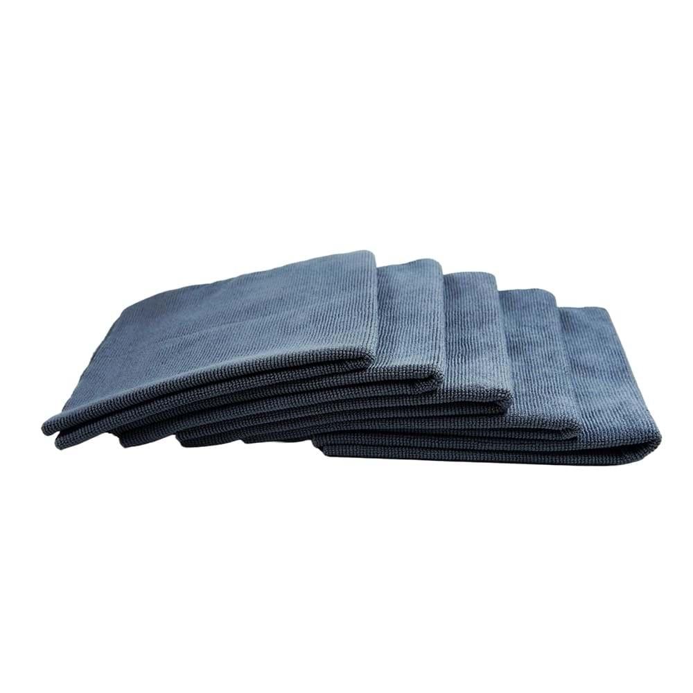 KLIN Zero Finish HD Mikrofiber Lazer Kesim Çok Amaçlı Silme Bez 5'li Paket (Gri) - 40x40cm