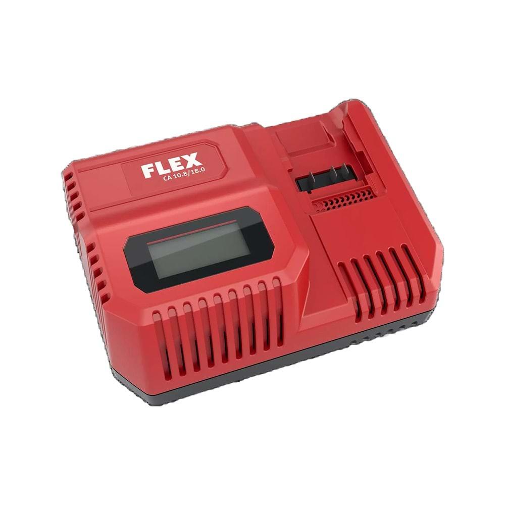 FLEX 10.8/18V Akü Uyumlu, LED Göstergeli Şarj Cihazı (230V - 9A)