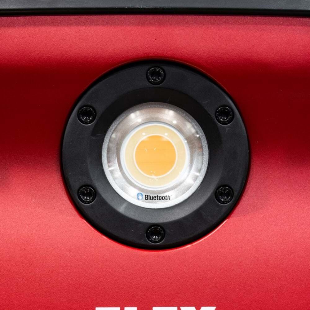 FLEX DWL 2500 LED Şarjlı Çalışma Detay Lambası 6500K 3000 Lümen- Kablosuz Bluetooth Kontrol Işığı