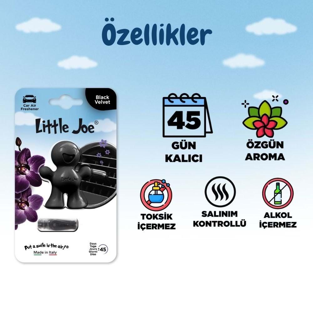 Little Joe Siyah İnci Araç Kokusu (Velvet) -45 Gün -Oto Kokusu Kalıcı Klima Parfüm