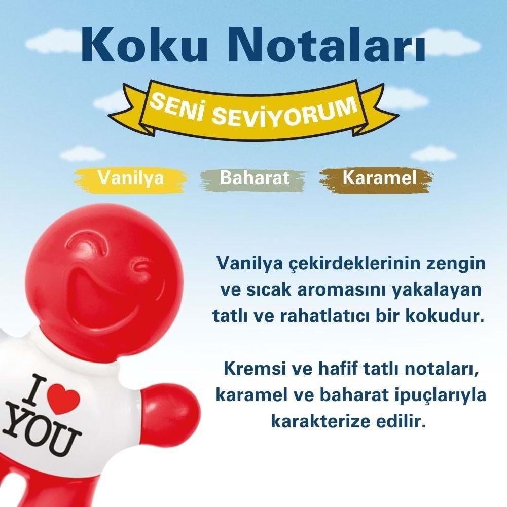 Little Joe Seni Seviyorum Vanilya Araç Kokusu (I Love You)-45 Gün-Oto Kokusu Kalıcı Klima Parfüm