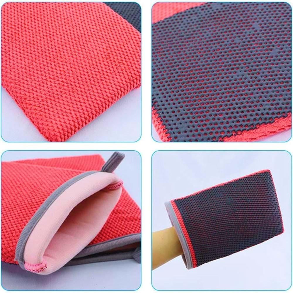 MG PS Kil Eldiveni 21x16 cm (Kırmızı) - Clay Mitt Glove Yüzey Temizleme Kili