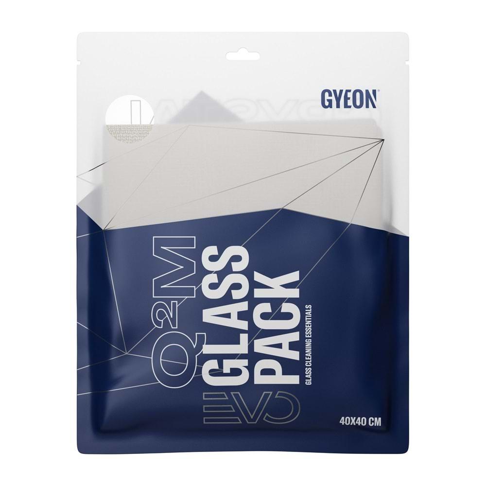 GYEON Q²M GlassPack EVO Cam Yüzey Temizlik ve Silme Mikrofiber Bezi Seti 2'lü Paket - 40x40 cm