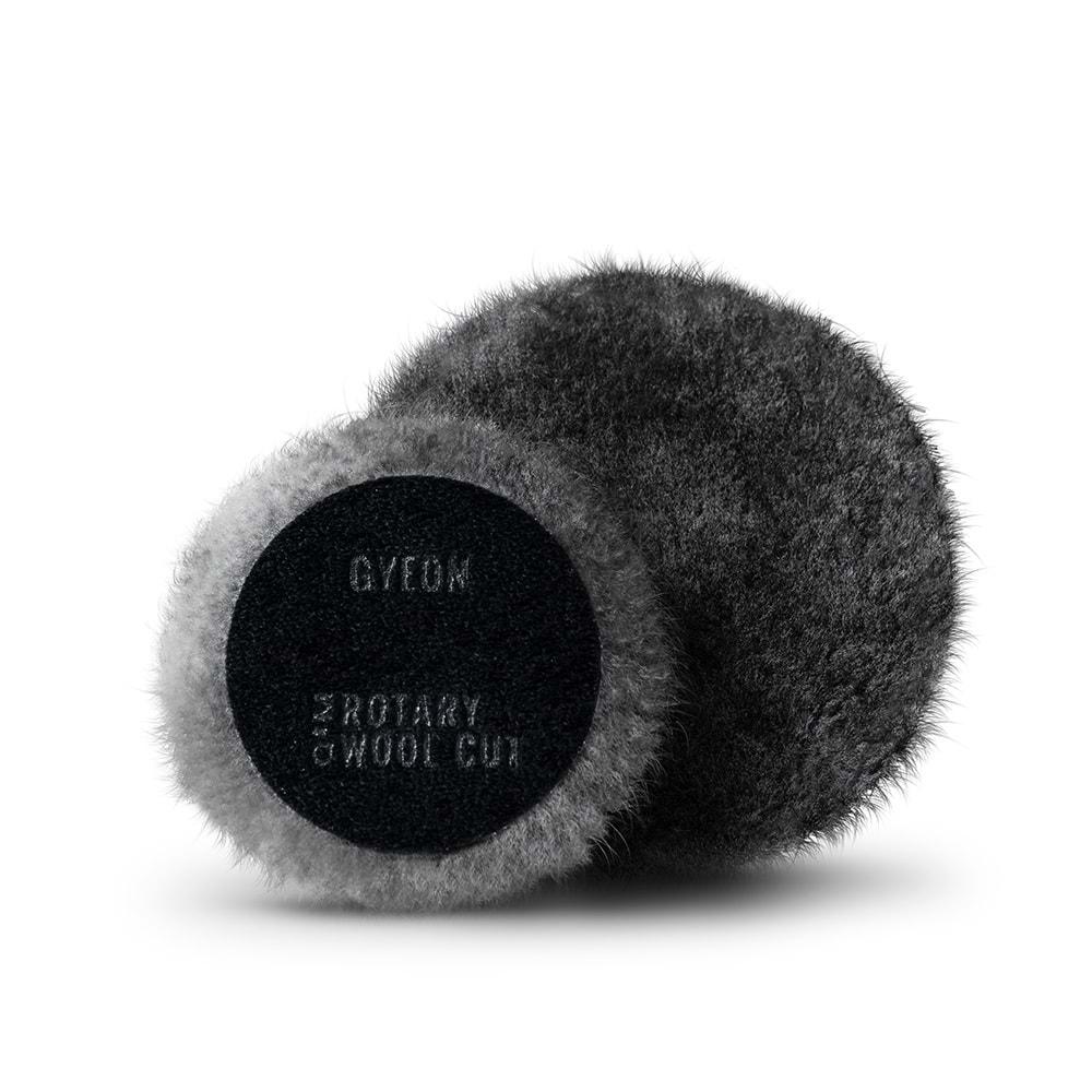GYEON Q²M Rotary Wool Cut Doğal Polisaj Keçesi 2'li Paket - 80 mm