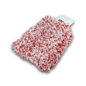 KLIN Wash Mitt Mikrofiber Araç Yıkama Eldiveni (Kırmızı) - 20x18 cm