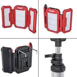 FLEX TL 4000 18.0/230 Akülü/Elektrikli LED Kule Tipi Aydınlatma Lambası - Katlanır Taşınabilir