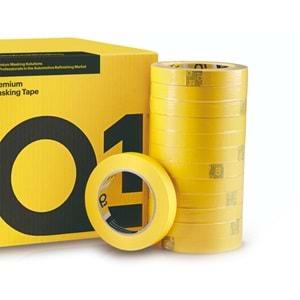 Q1 Premium Maskeleme Bantı Sarı - 24mm x 50 metre