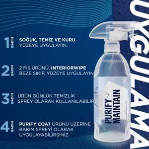 GYEON Q² PurifyMaintain Antibakteriyel Yüzey Temizlik ve Bakım Spreyi - 500 ml