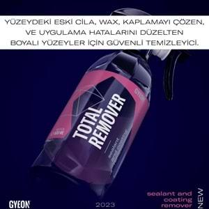 GYEON Q²M Total Remover Balmumu Wax Cila Çözücü Koruma Sökücü - 1000 ml