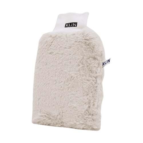 KLIN Softy HD Wash Mitt Ultra Yumuşak Uzun Tüylü Mikrofiber Araç Yıkama Eldiveni (Açık Bej) - 23x16 cm