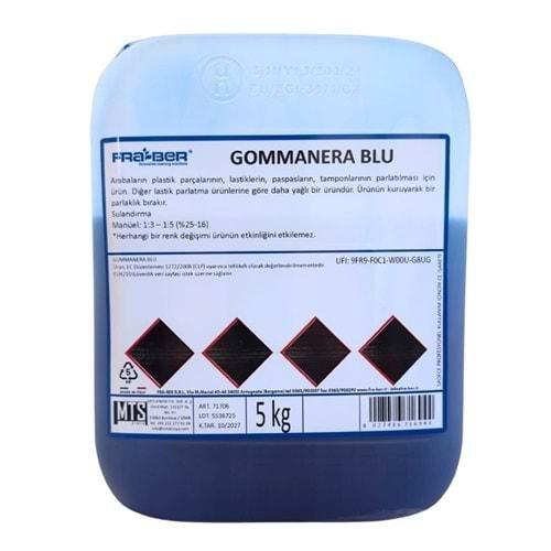 FRA-BER Gommanera Blue Lastik Parlatıcı (1:3-5 Konsantre) - 5 kg