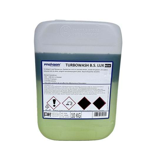 FRA-BER Turbowash B.S Lux Yüksek Performanslı Yağ Sökücü Deterjan (1:80 Konsantre) - 10 kg