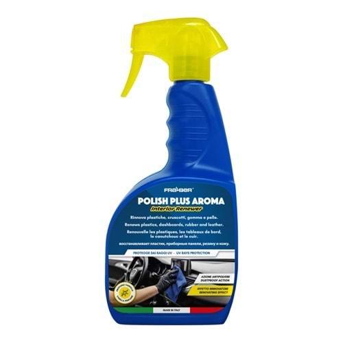 FRA-BER Polish Plus Aroma Antistatik Plastik, Trim, Vinil Yenileyici Bakım Spreyi - 750 ml