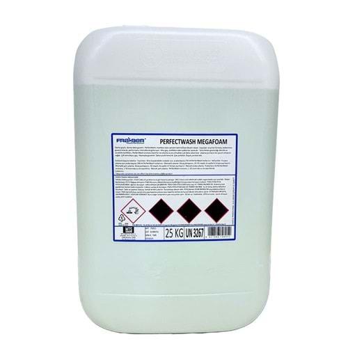 FRA-BER Perfect Wash Megafoam Yoğun Köpüklü Güçlü Ön Yıkama Köpüğü (1:120 Konsantre) - 25 kg