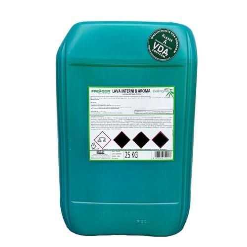 FRA-BER Lava Interni B Aroma Enzimli Genel Amaçlı Detaylı Araç Temizleyici (1:40 Konsantre) - 25 kg