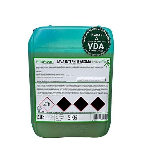 FRA-BER Lava Interni B Aroma Enzimli Genel Amaçlı Detaylı Araç Temizleyici (1:40 Konsantre) - 5 kg