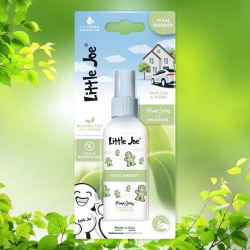 Little Joe Ferahlatıcı Sprey Oda Kokusu 60 ml (Vital Energy) -Koku Giderici -Oto Ev Ofis Parfüm