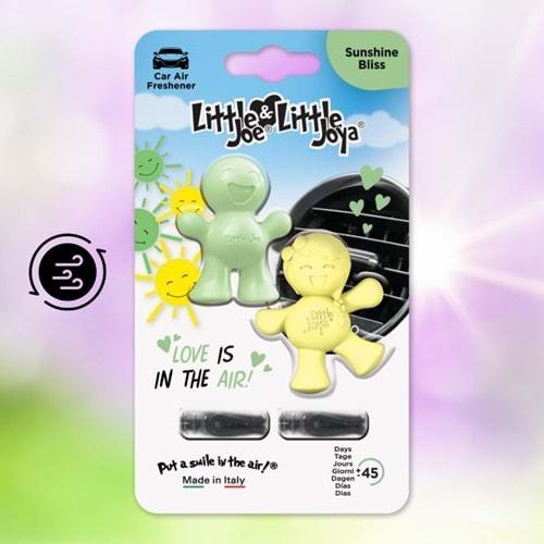 Little Joe Aşk Serisi 2li Paket Vanilya Araç Kokusu (Sunshine Bliss) -45 Gün -Oto Kokusu Parfüm