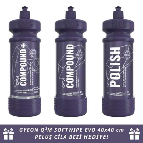 GYEON Çizik Giderici Parlatıcı Kalın Pasta Hare Cila 3lü Set - 1000 ml x 3 adet