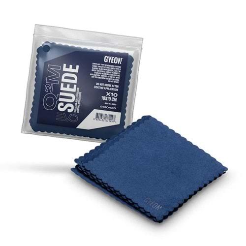 GYEON Q²M Suede EVO Seramik Uygulamaları İçin Süet Silme Bezi 10×10cm - 10 lu Paket