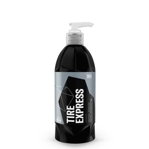 GYEON Q²M Tire Express Lastik Parlatıcı ve Koruyucu - 500 ml -Su Bazlı Jel Oto Lastik Cilası