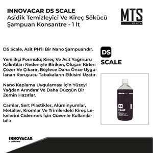 INNOVACAR DS SCALE Asidik Temizleyici Ve Kireç Sökücü Şampuan Konsantre - 1 lt