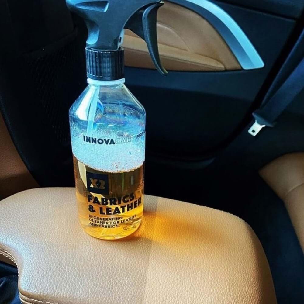 INNOVACAR X2 FABRİCS&LEATHER Deri Ve Kumaş Temizleyici Konsantre - 500 ml