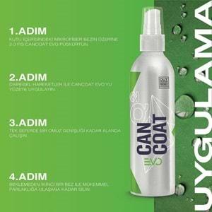 GYEON Q² CanCoat EVO Hidrofobik Nano Seramik Kaplama Seti - 200 ml - 9H Oto Boya Koruma-Su İtici